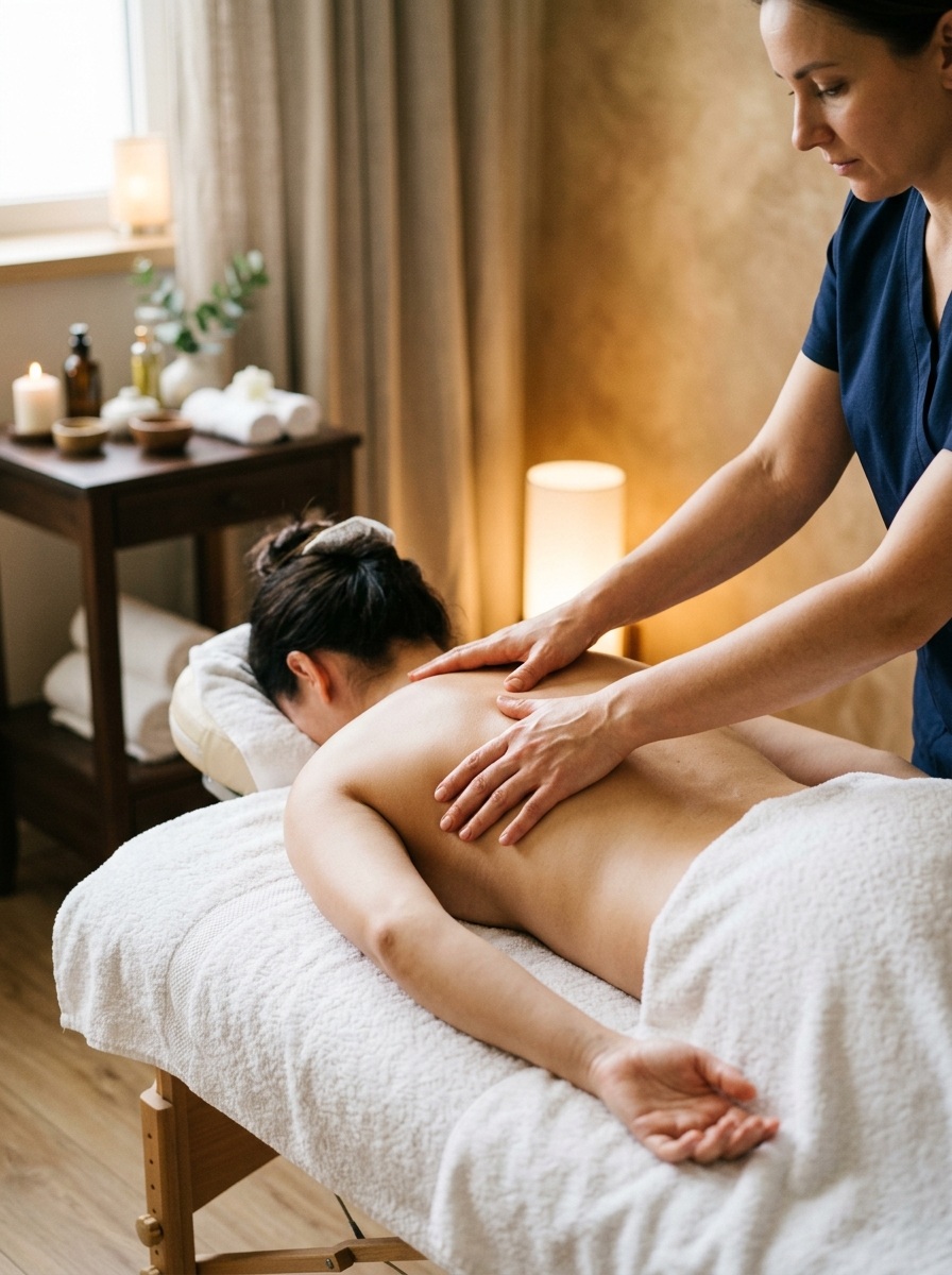 Sessão de massagem relaxante